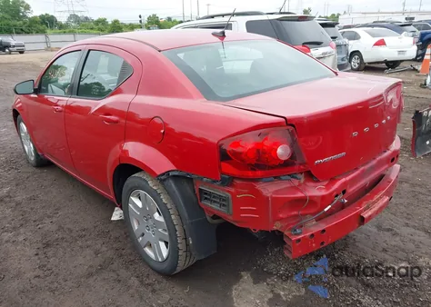 2013 Dodge Avenger Se from USA, damaged, VIN 1C3CDZAB5DN618014